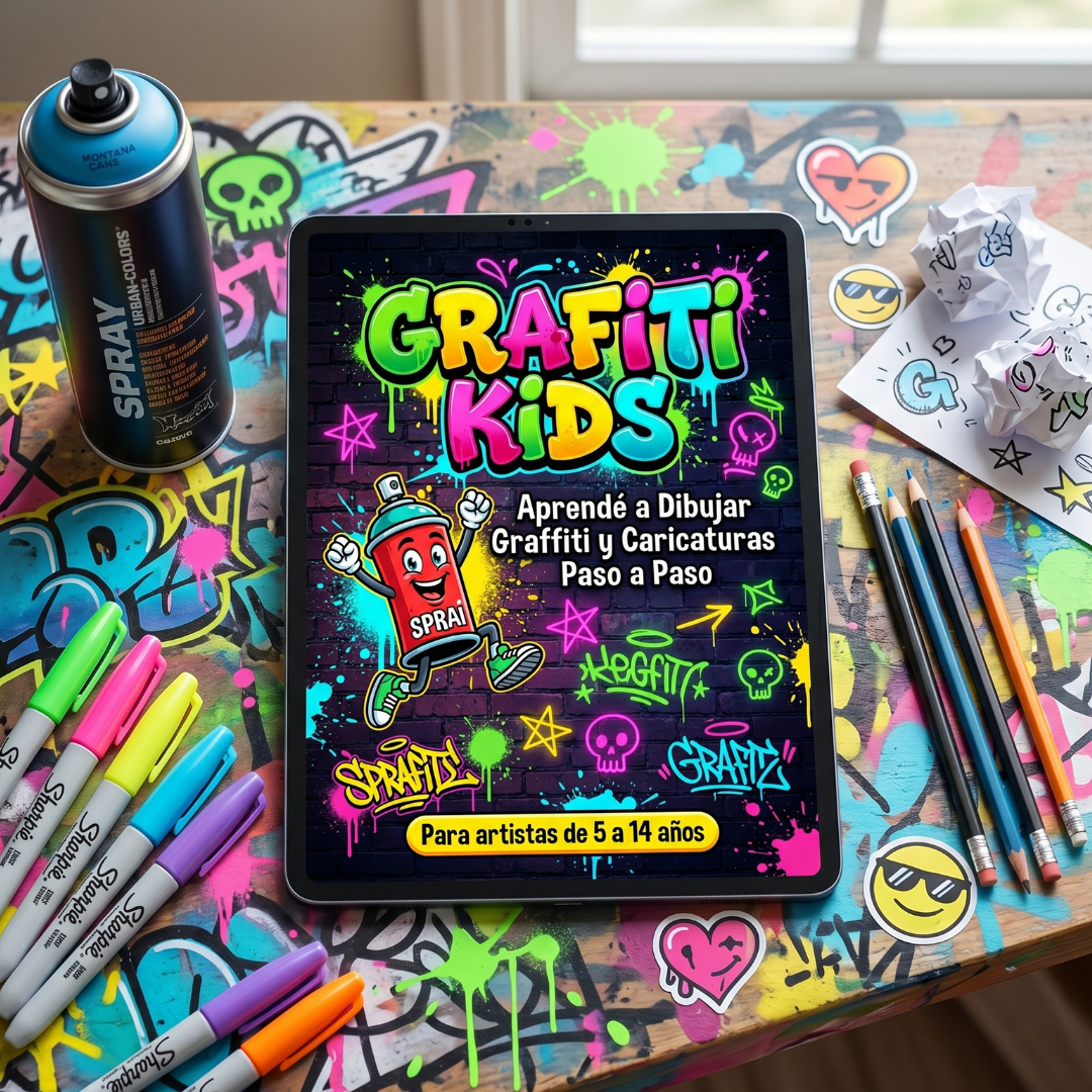 GRAFITIKIDS - Aprendé a Dibujar Graffiti y Caricaturas