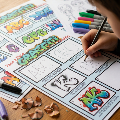 GRAFITI KIDS - Aprende a Dibujar Graffiti y Caricaturas
