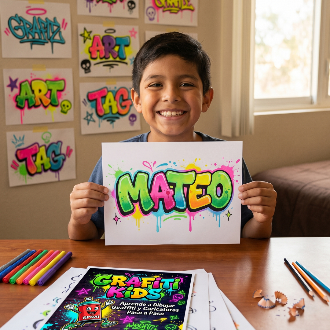 GRAFITI KIDS - Aprende a Dibujar Graffiti y Caricaturas