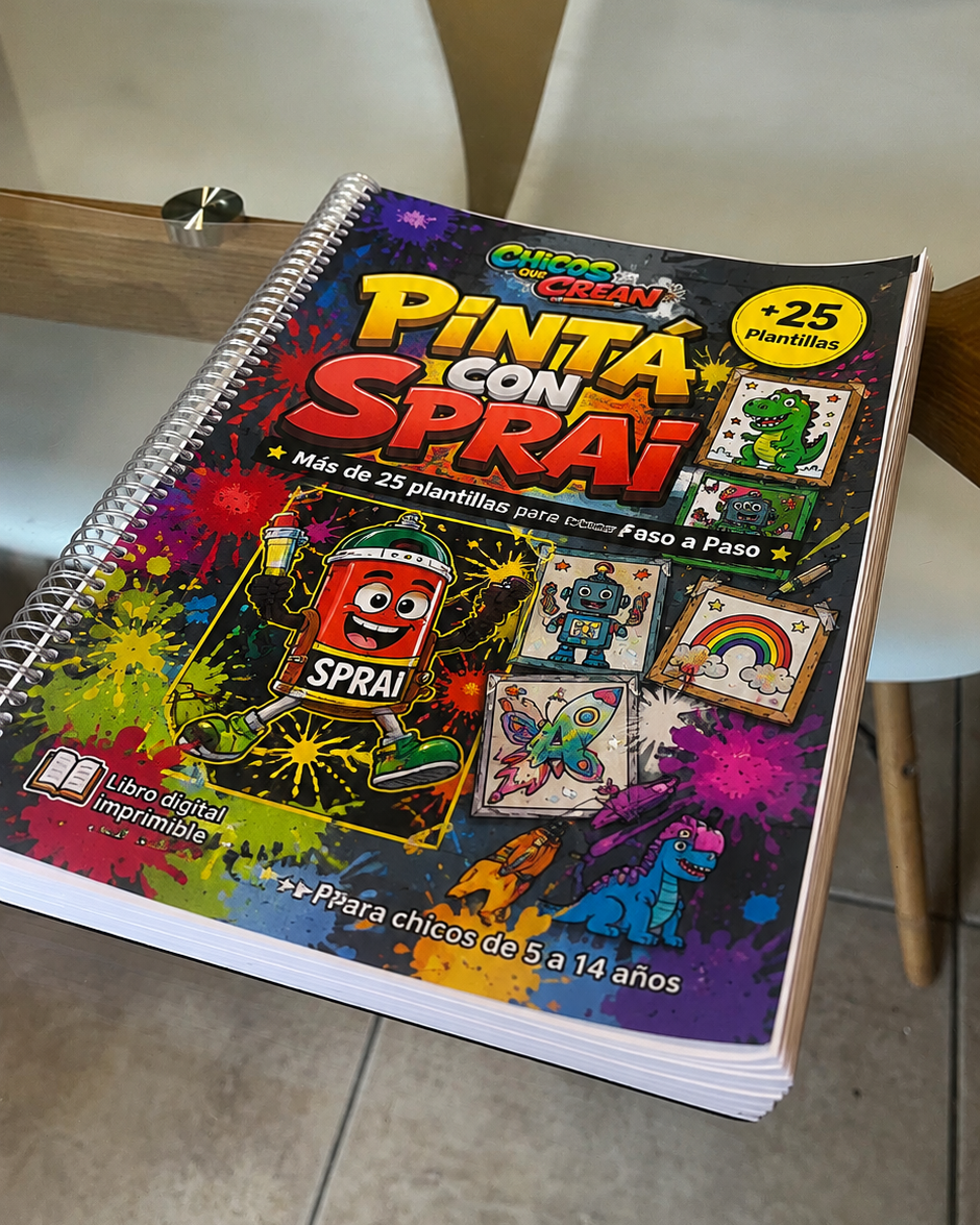 PINTÁ CON SPRAI LIBRO FÍSICO