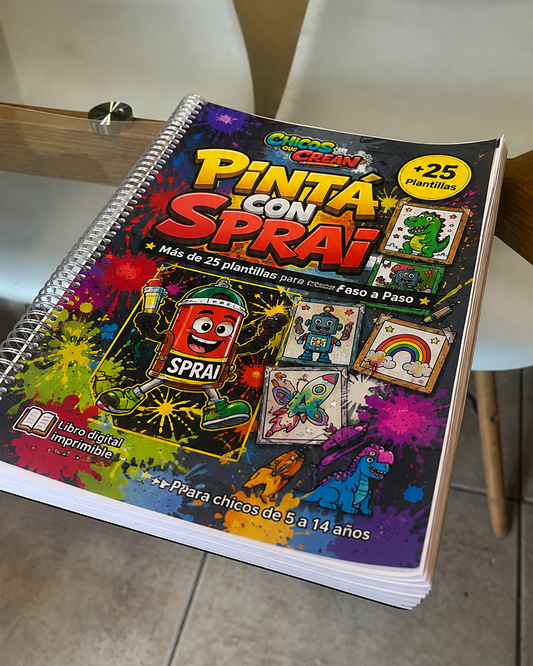 PINTÁ CON SPRAI LIBRO FÍSICO