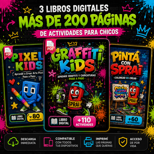 Combo Completo Chicos Que Crean