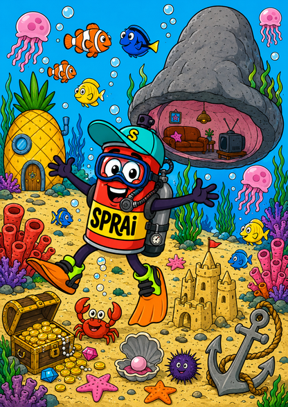Pintá con SPRAI — Libro para Colorear por Números (+25 Plantillas)